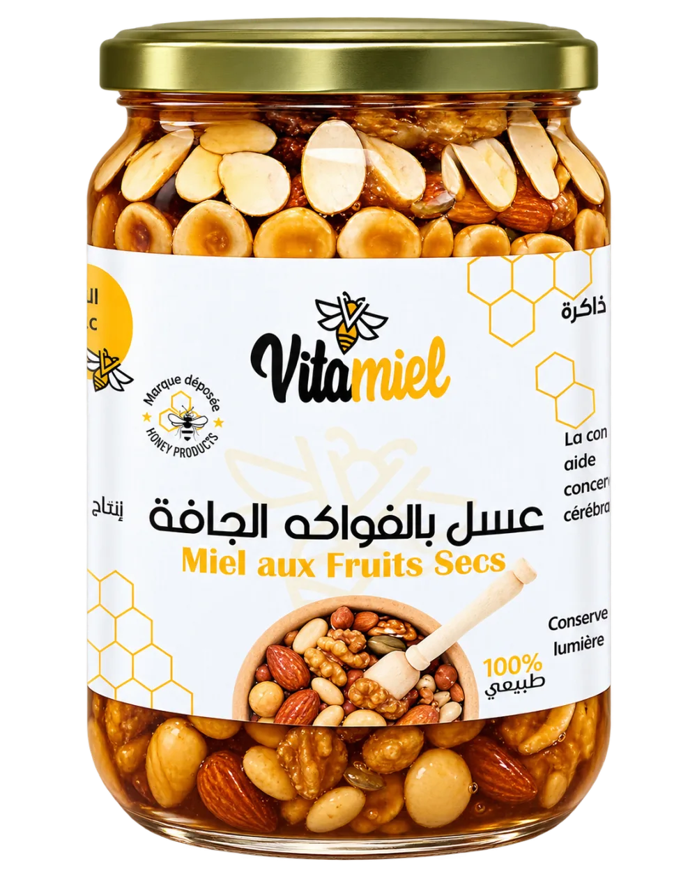 Miel aux fruits secs